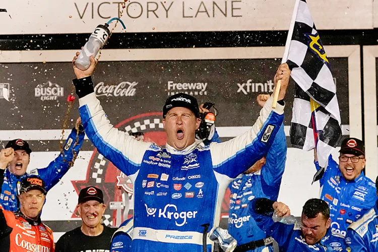 Preece picks up playoff spot with win at Daytona